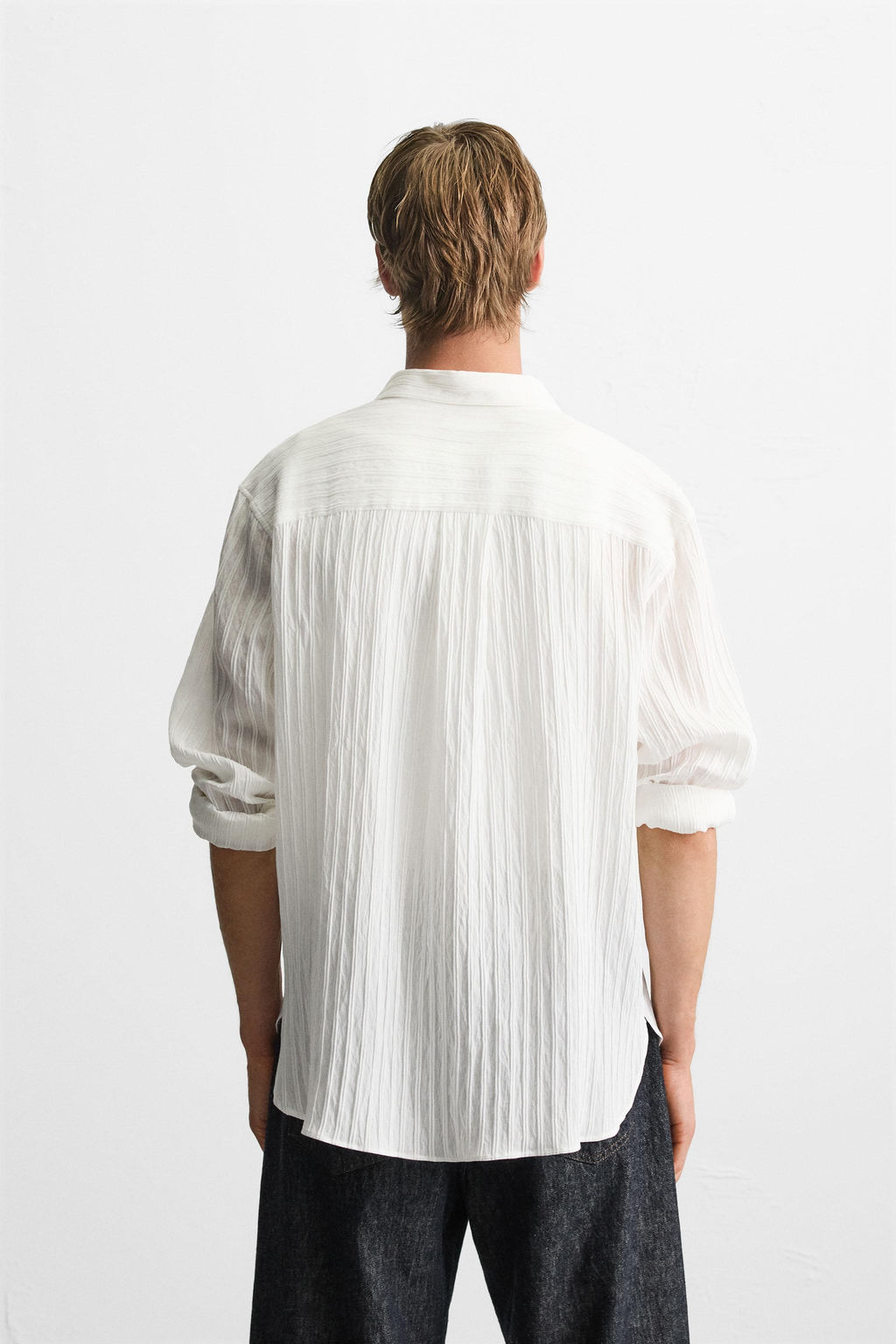 STRIPED JACQUARD SHIRT - Zara фото 3