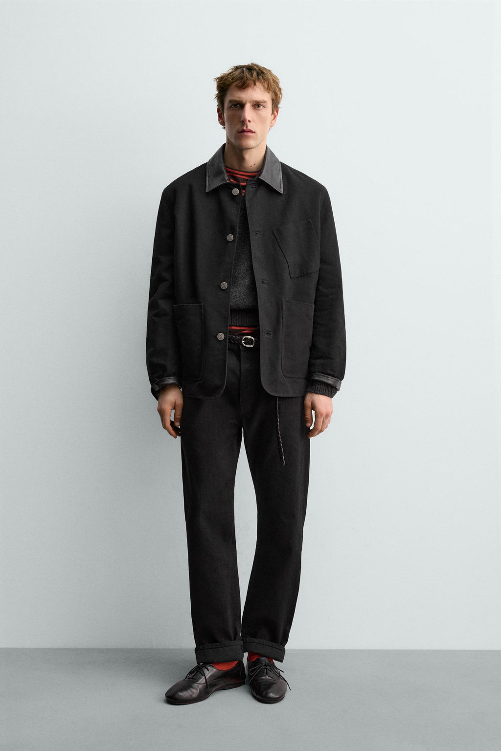 JEANS STRAIGHT FIT BOOTCUT AARON LEVINE X ZARA / Carb?n