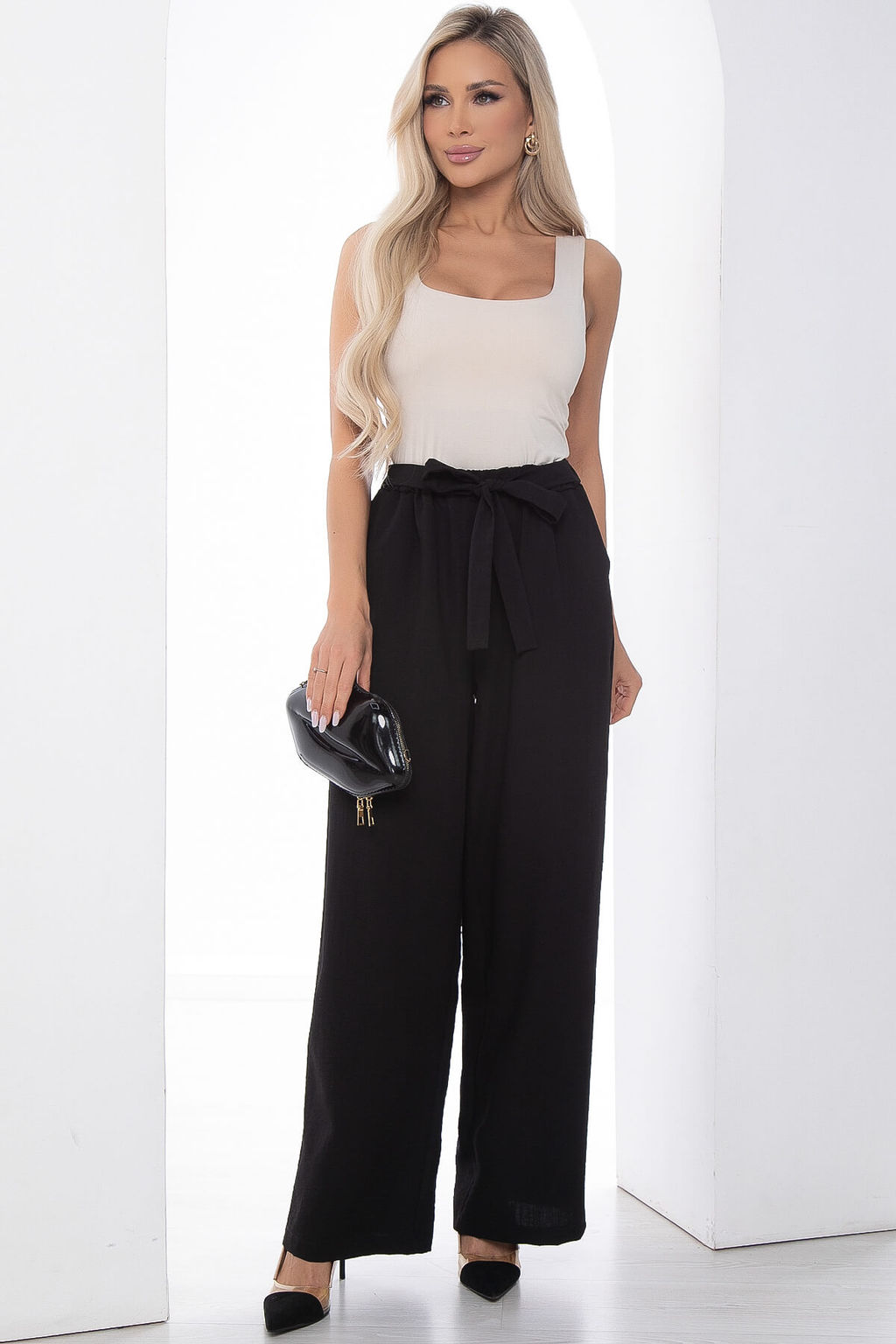 Брюки Релана (черные) Б9068 - Lt collection фото 7