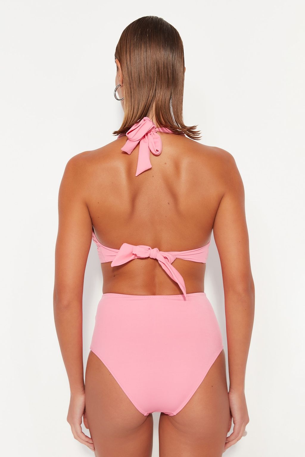 TRENDYOLMILLA Pembe Ucgen Aksesuarl? Bikini Ustu TBESS23BU00328  фото 15