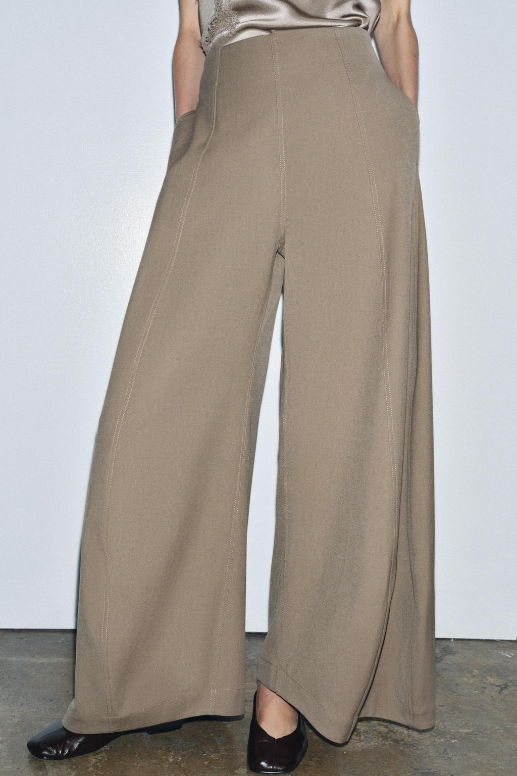 ZW COLLECTION VOLUME TROUSERS - Zara фото 2