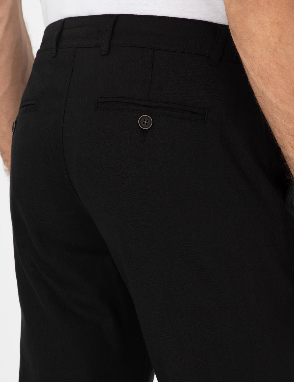 Черные брюки-морковки из плотной ткани - Cacharel фото 6