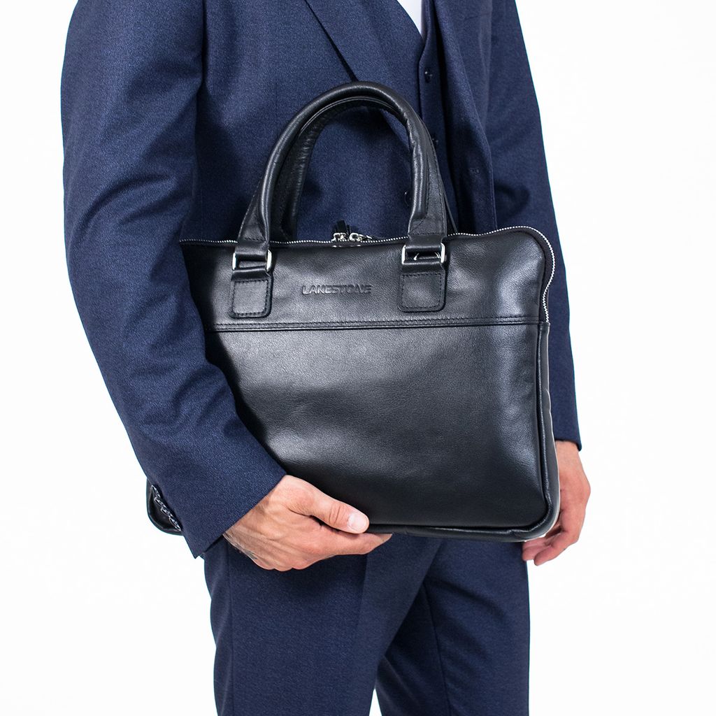 Деловая сумка для ноутбука Anson Black - Lakestone фото 12
