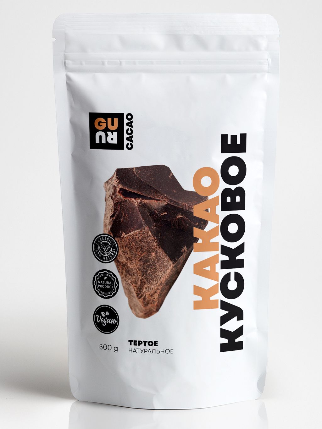 Guru Какао Тертое кусковое 500 гр.  фото 7