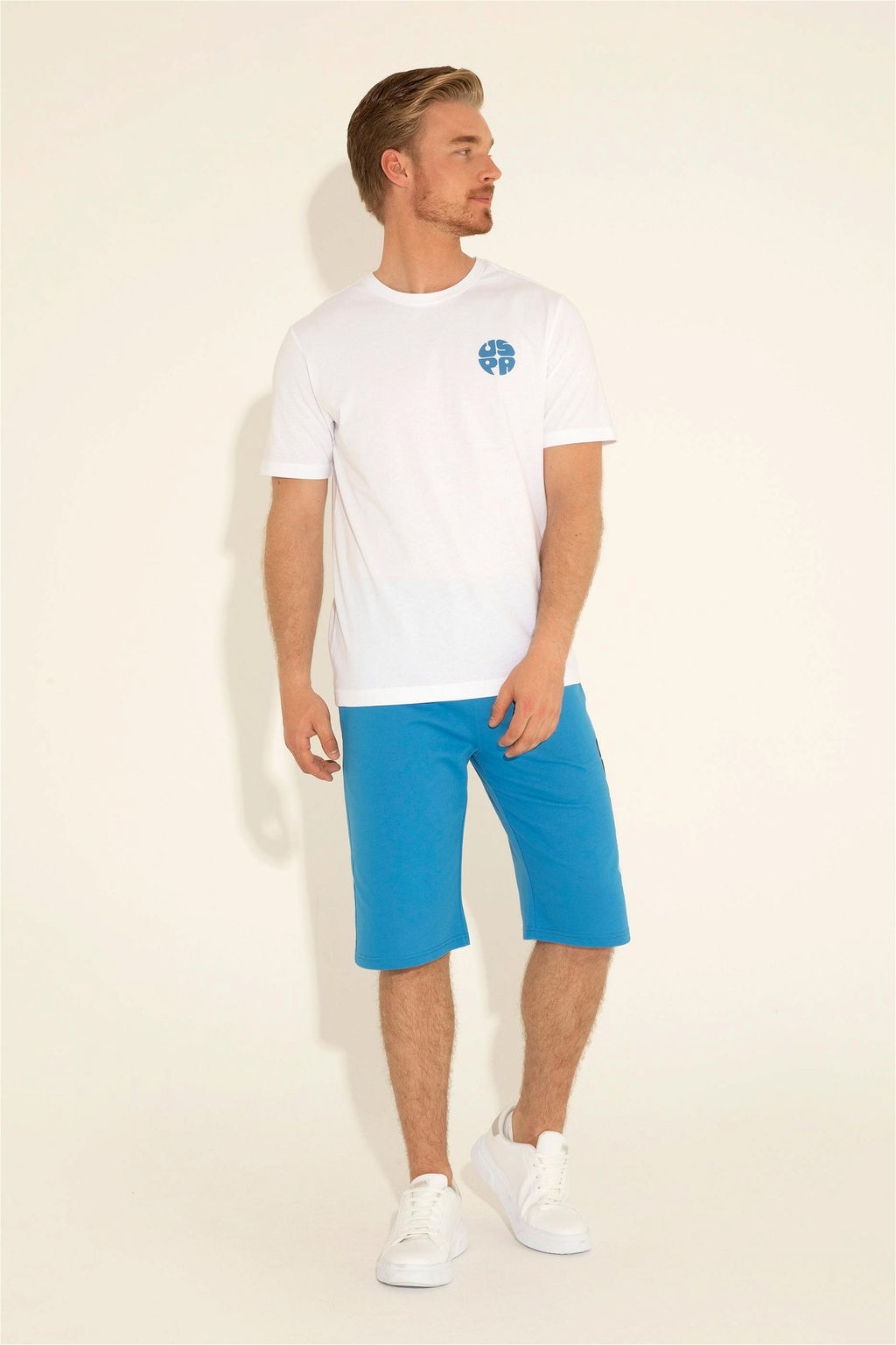 Мужская белая футболка Неожиданная скидка в корзине - U.s. polo assn фото 5