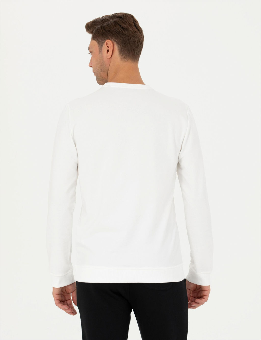 Ekru Regular Fit Sweatshirt