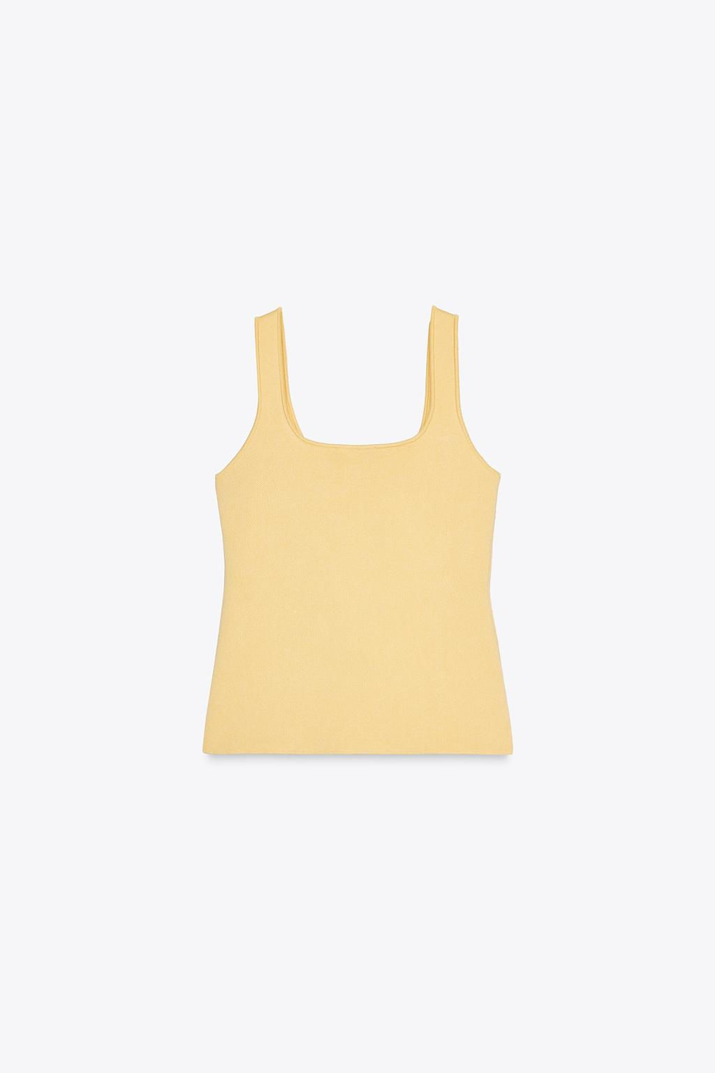 PLAIN KNIT CORSET TOP - Zara фото 7
