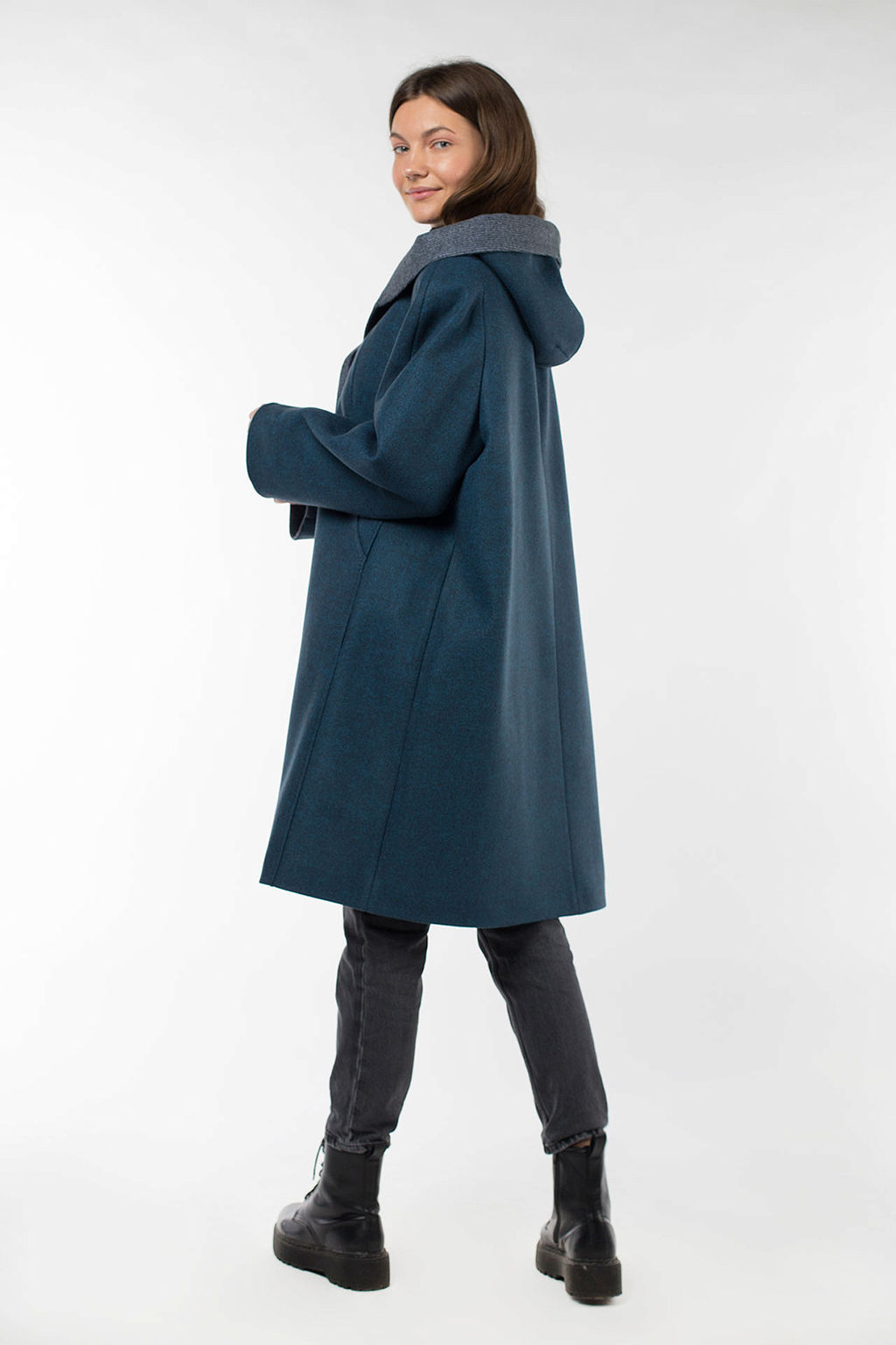 01-10039 Пальто женское демисезонное - El podio фото 5