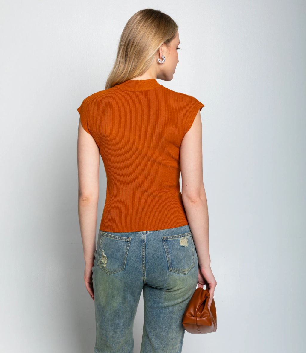 Футболка #КТ082 (1), терракотовый