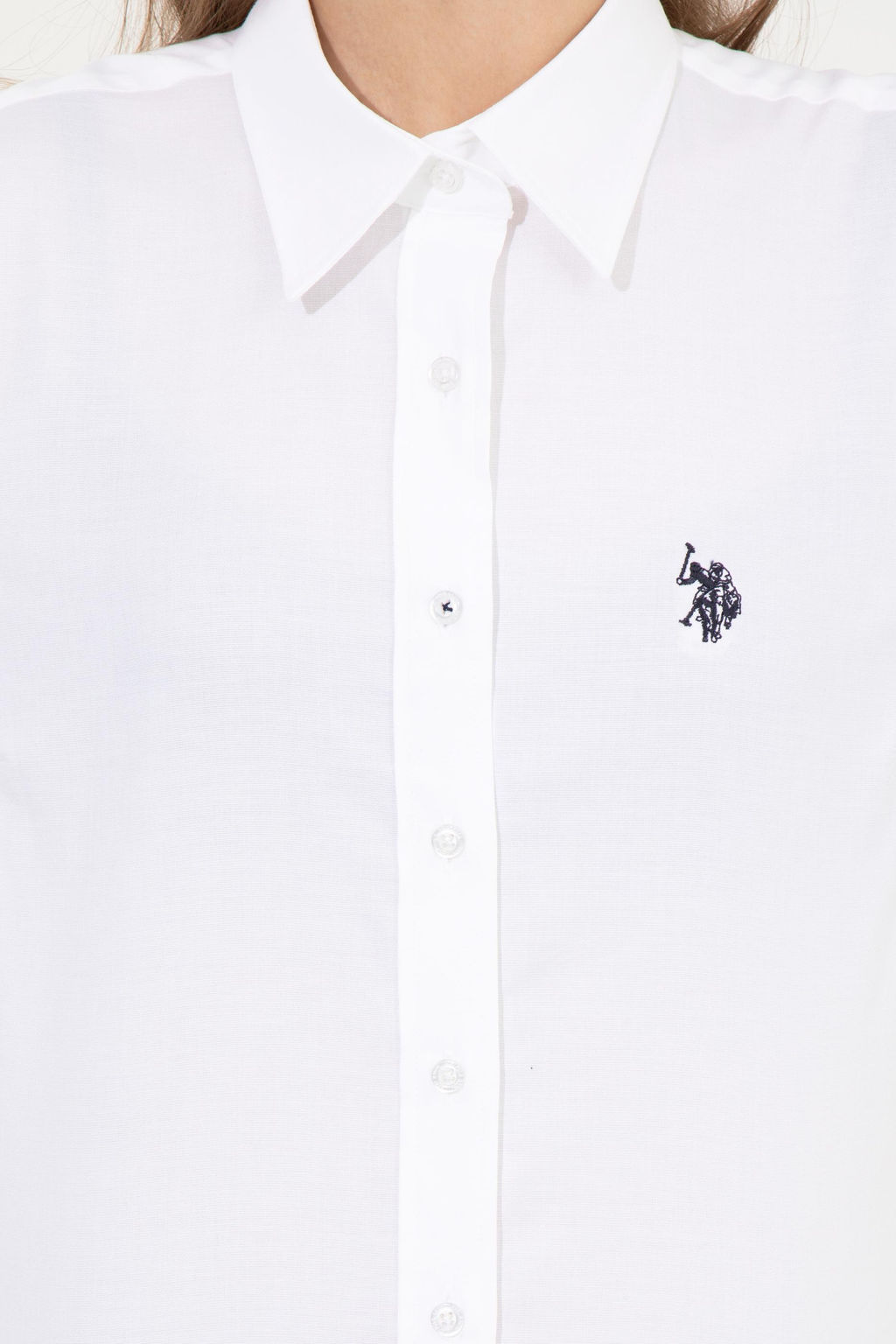 Рубашка женская белая Uzunkol Basic - U.s. polo assn фото 17