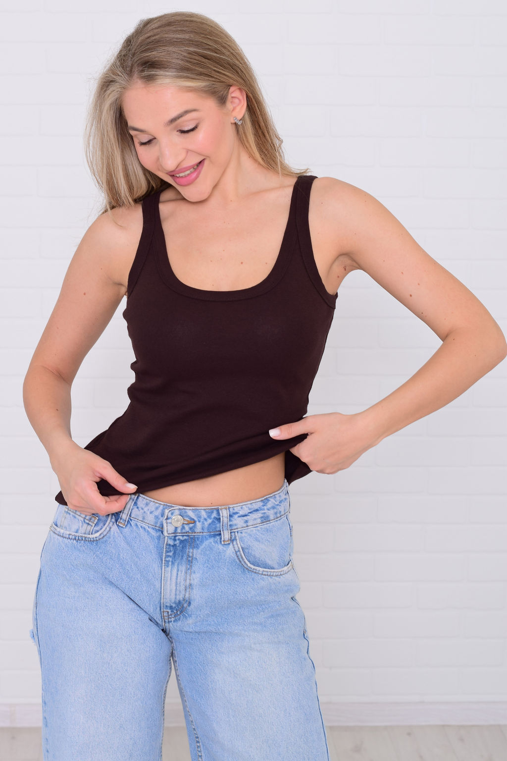 Майка женская 6-210г (шоколад)