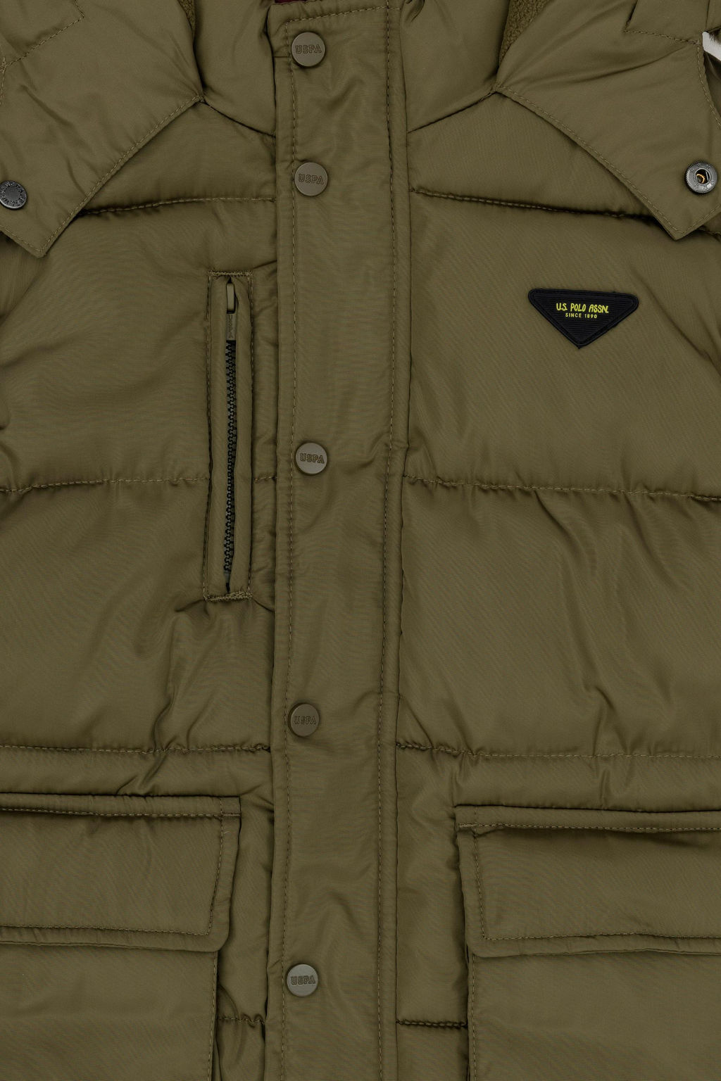 Пальто цвета хаки для мальчика - U.s. polo assn фото 9