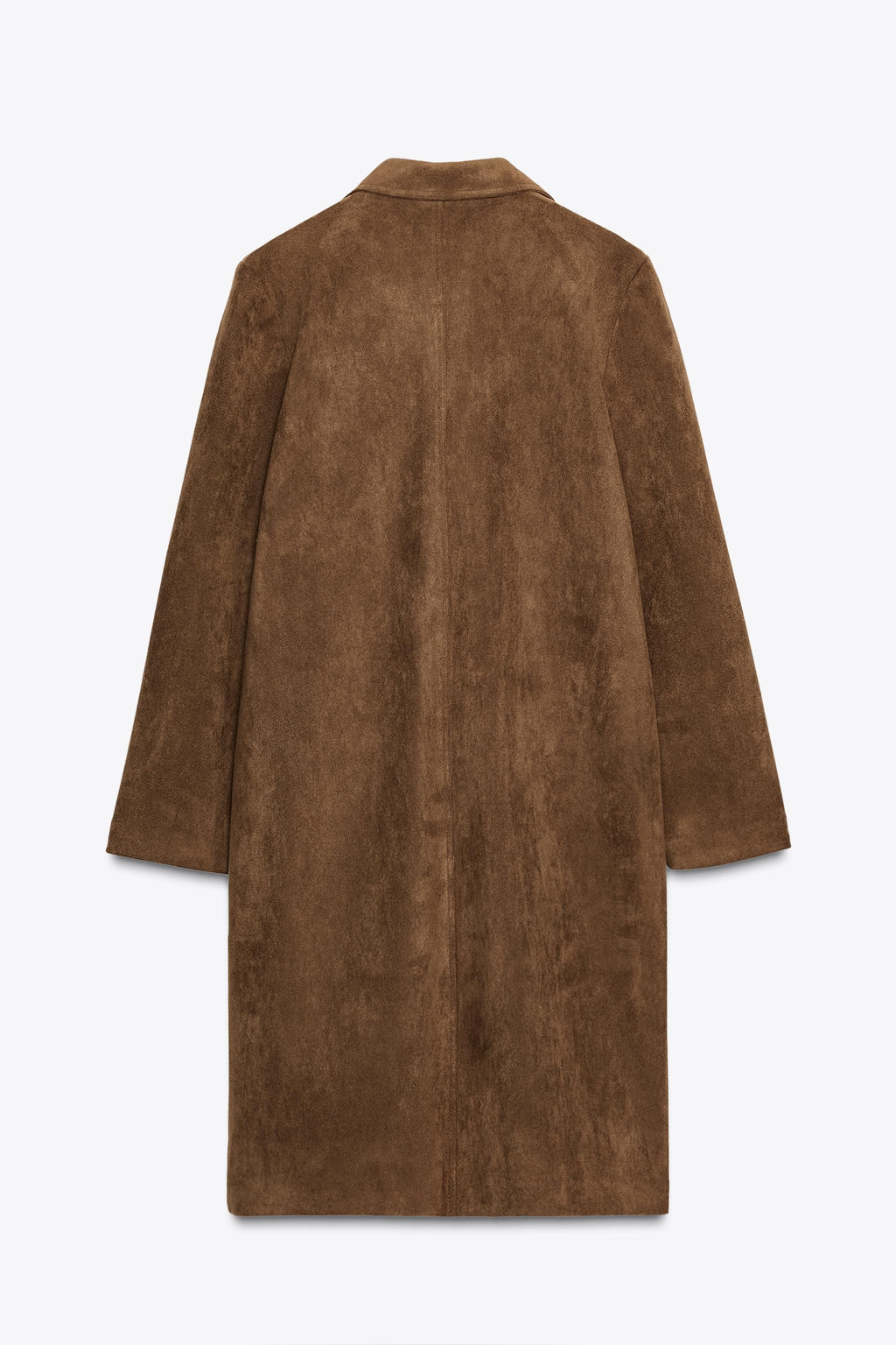 FAUX SUEDE BROOCH FROCK COAT - Zara фото 8