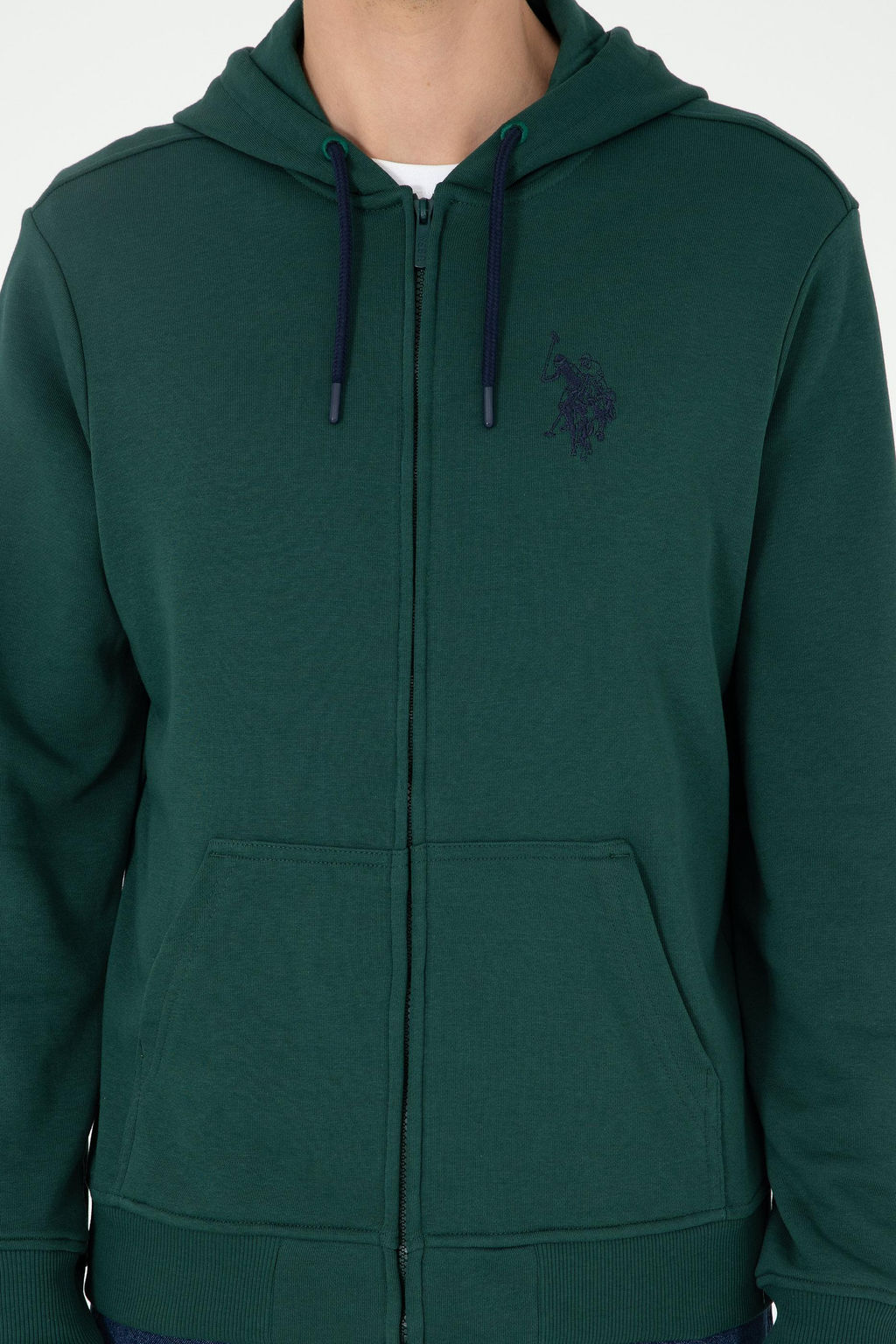 Мужской темно-зеленый свитшот - U.s. polo assn фото 6