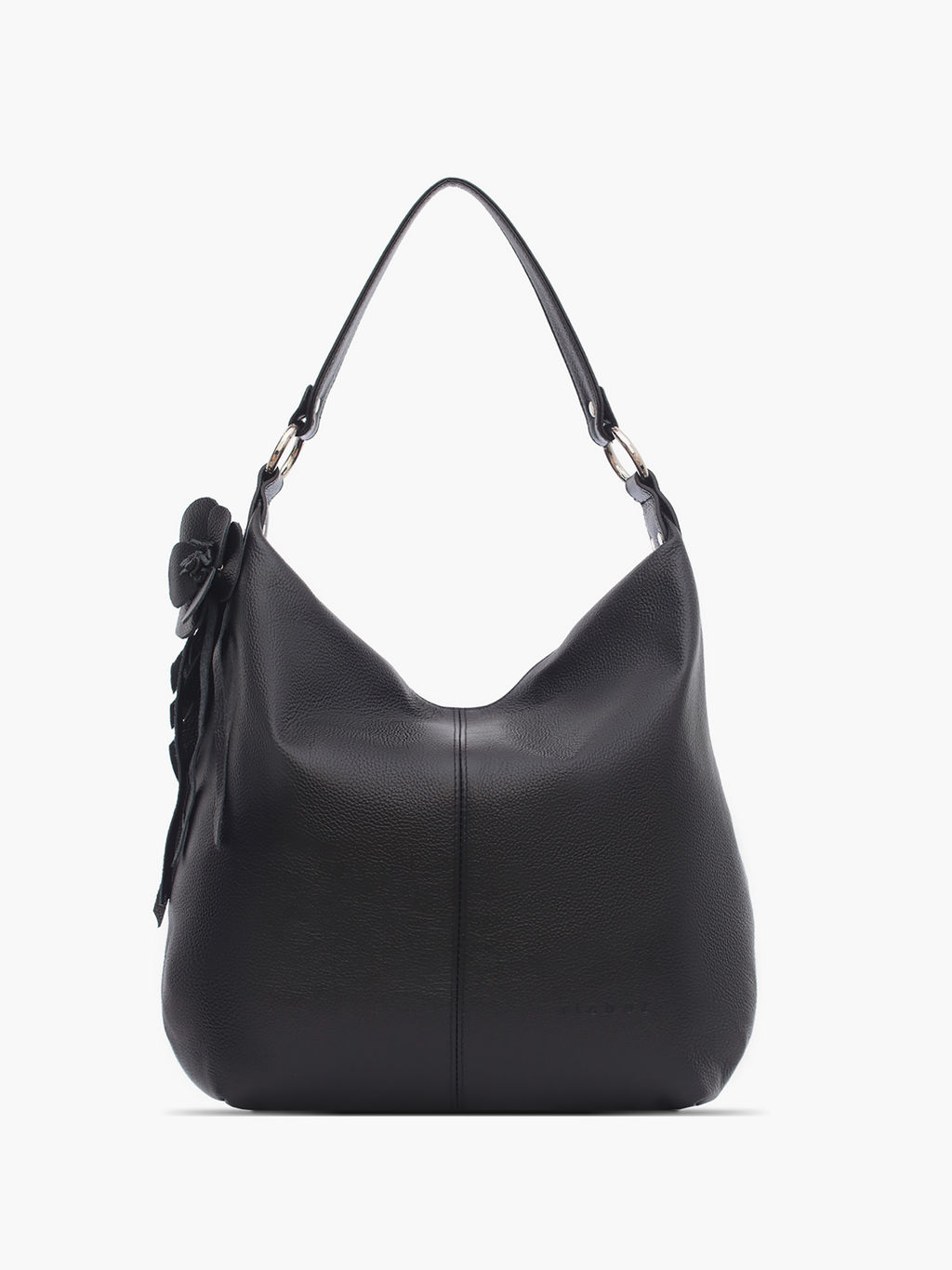 Женская кожаная сумка Richet 2586LN 376 Черный  фото 2