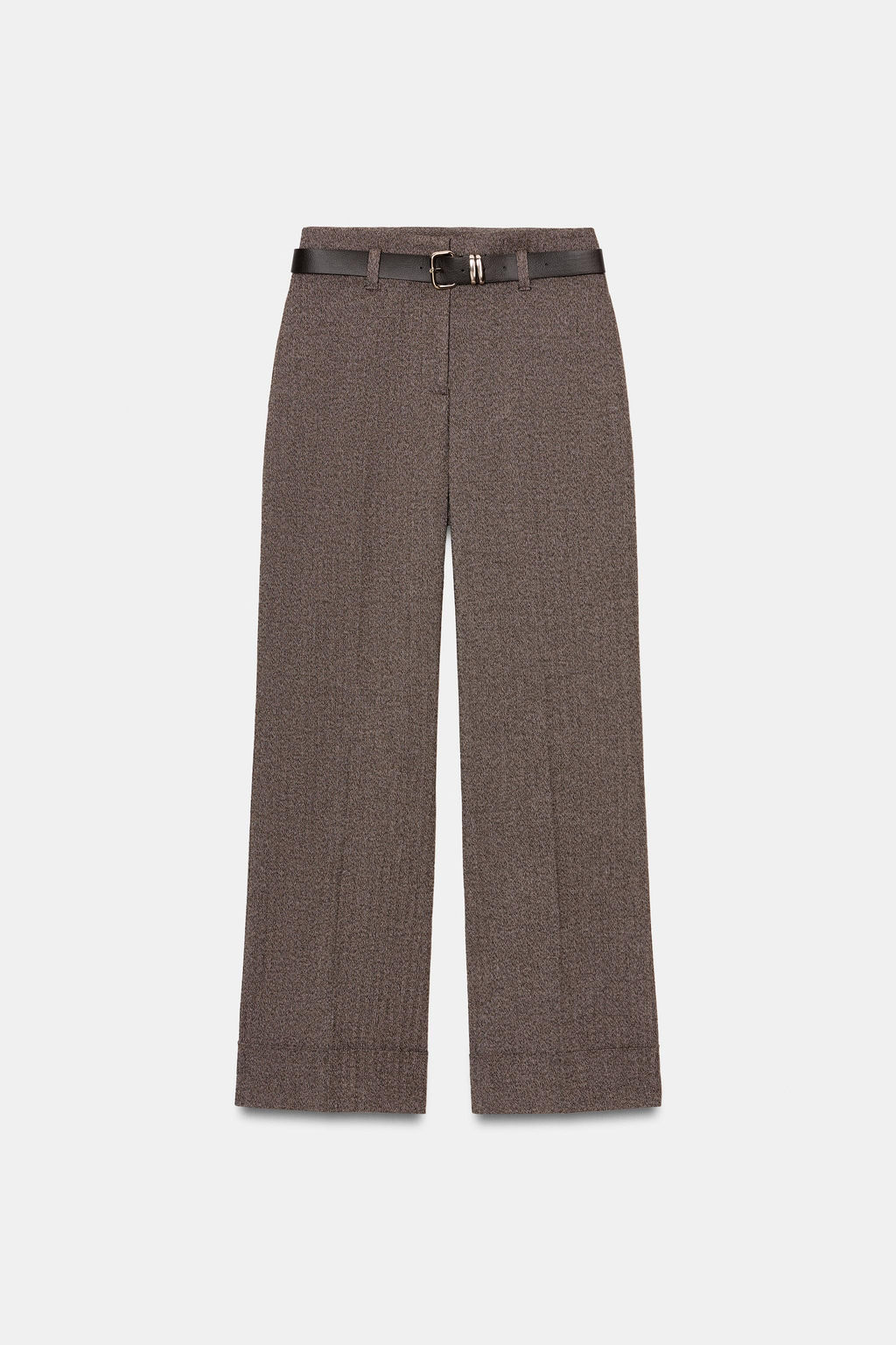 HERRINGBONE TROUSERS WITH BELT - Zara фото 6