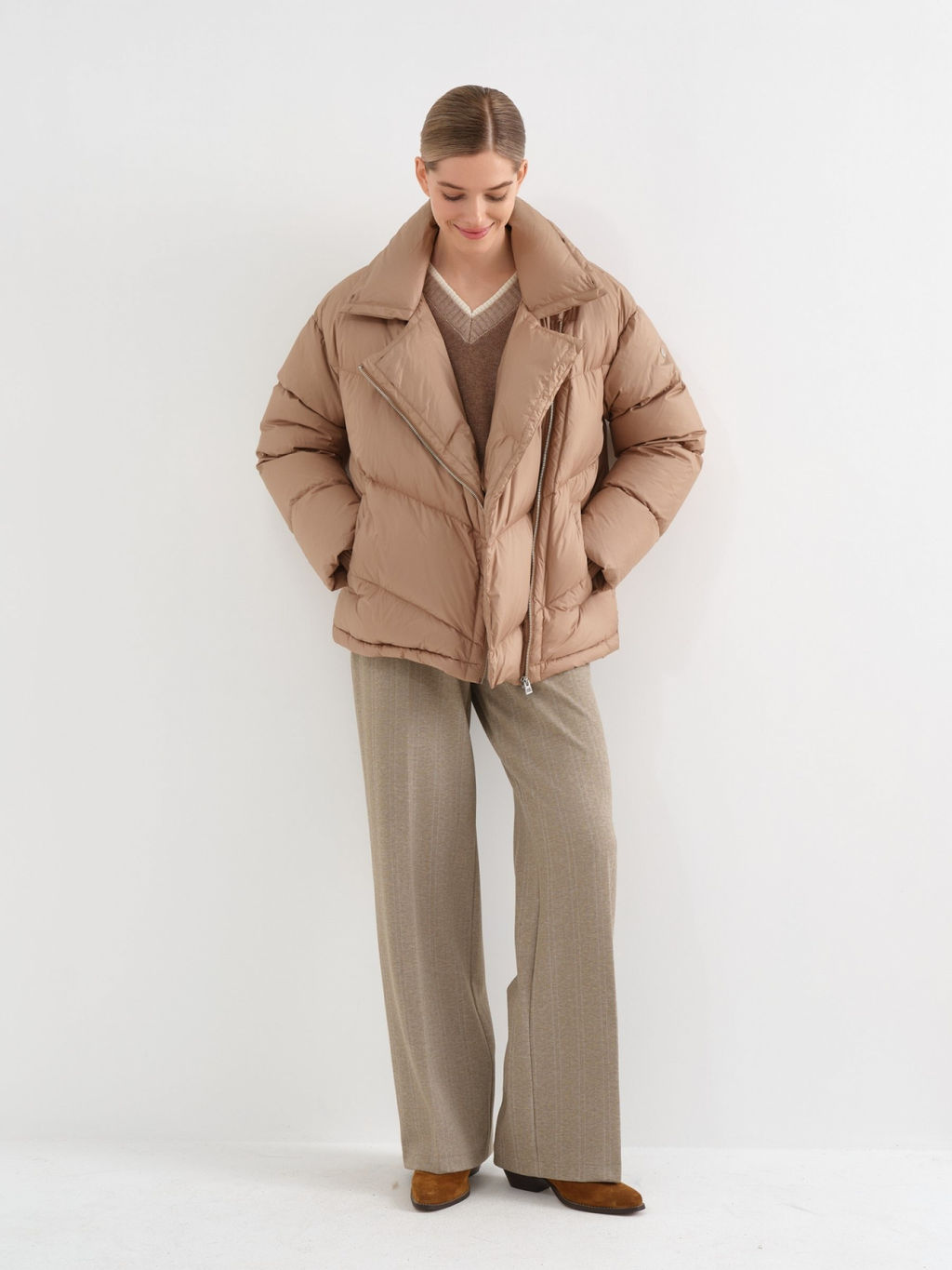 Conso/WDMF 230563 - hazelnut Пуховая куртка  фото 6