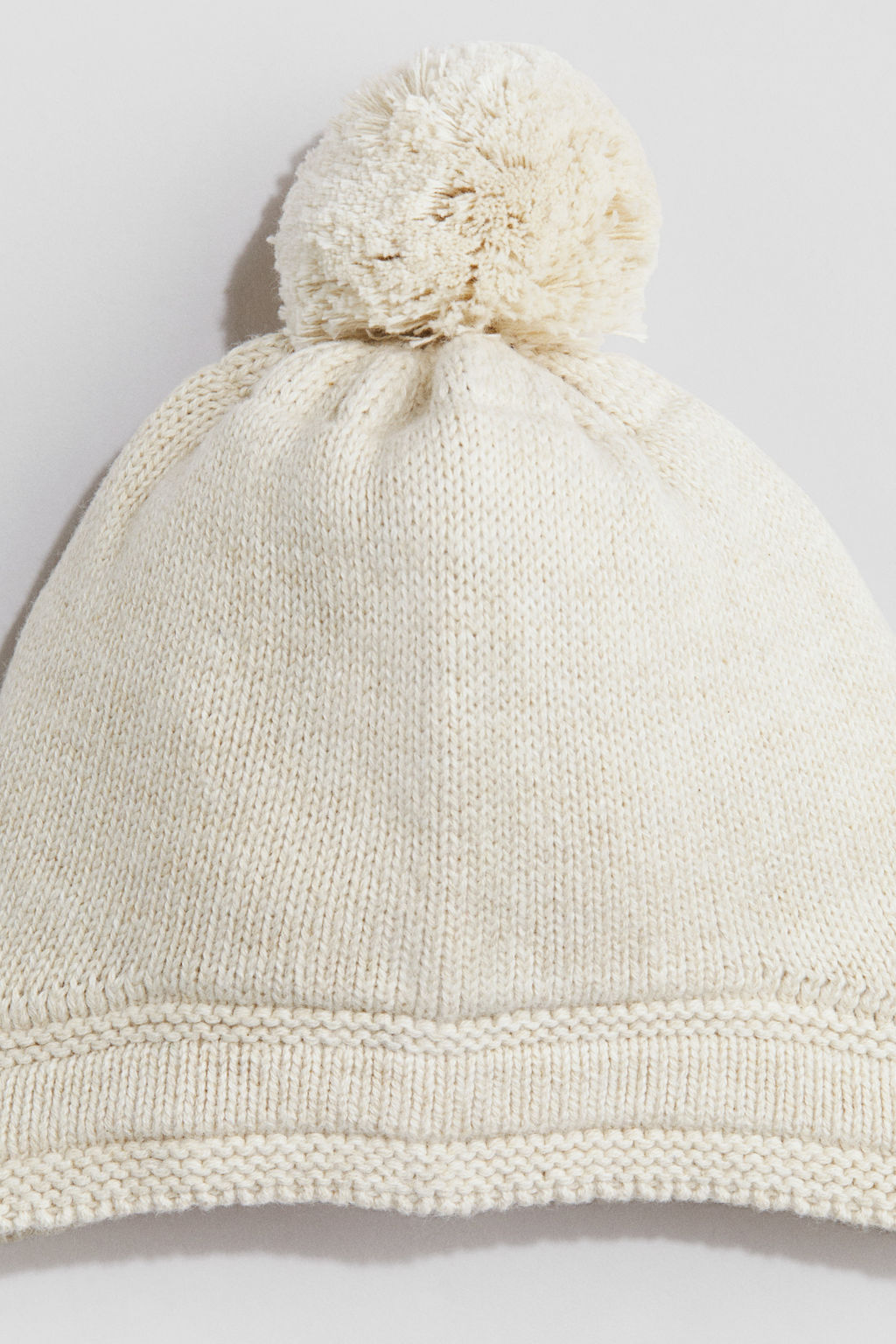 Gorro beanie de punto con tiras de anudar - H&m фото 3