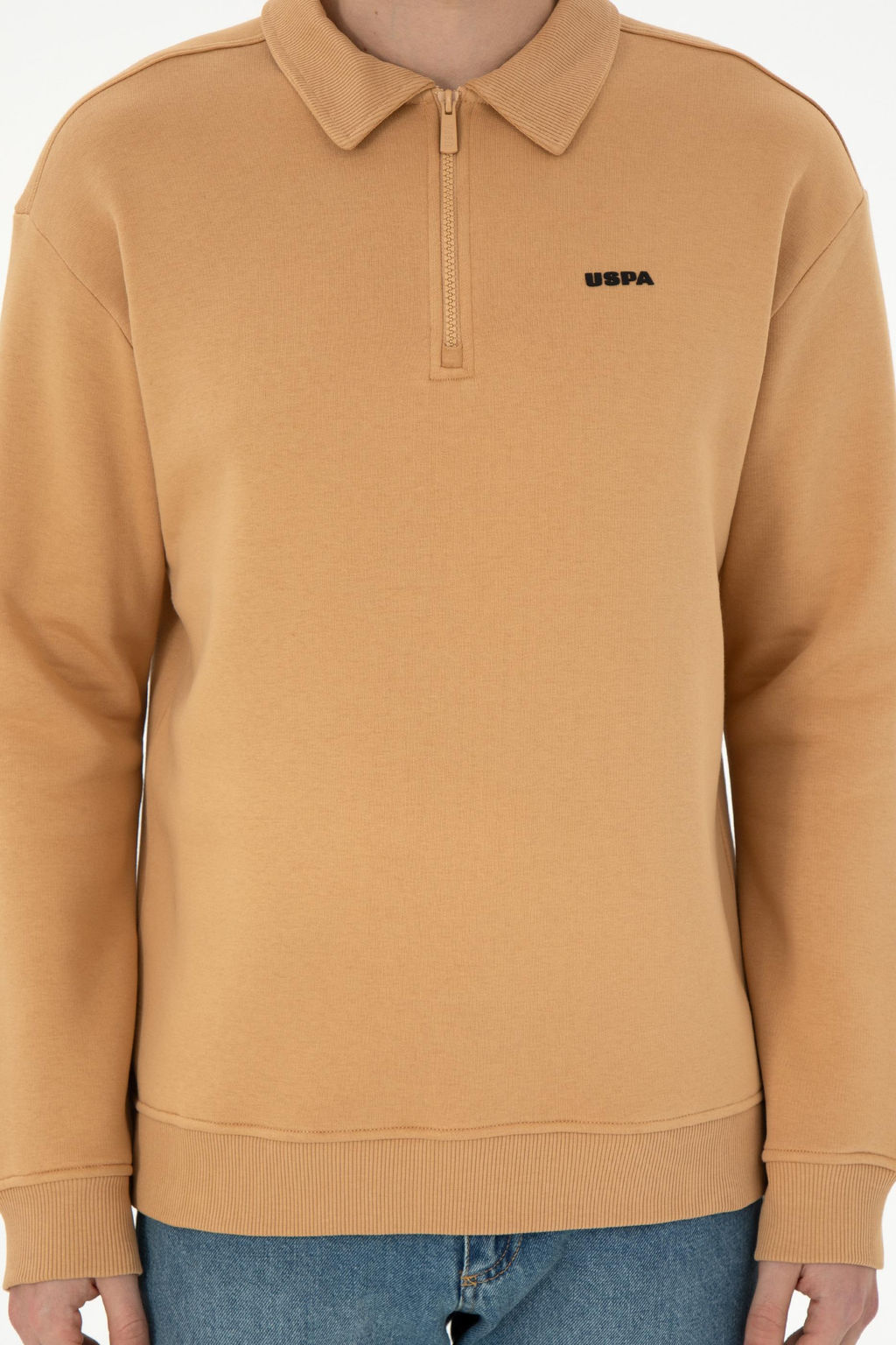 Мужской базовый свитшот Camel Неожиданная скидка в корзине - U.s. polo assn фото 6