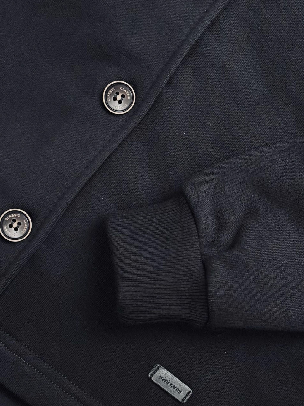 Толстовка на пуговицах 22-0235 черный - Mini maxi фото 7