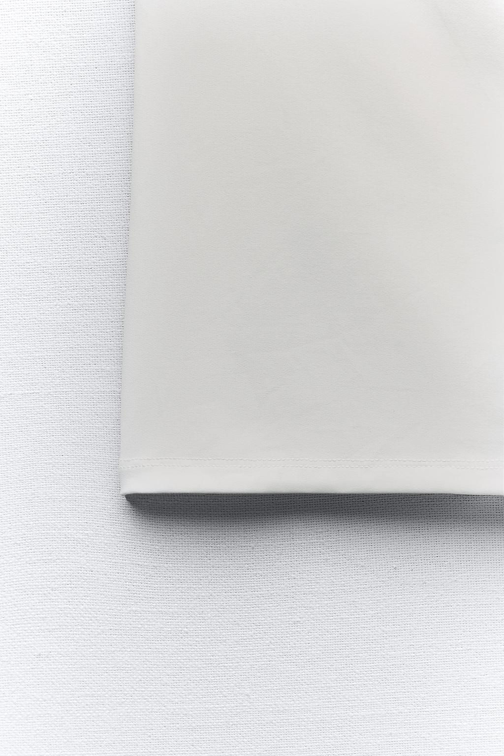POLYAMIDE SLIM STRAP T-SHIRT - Zara фото 10