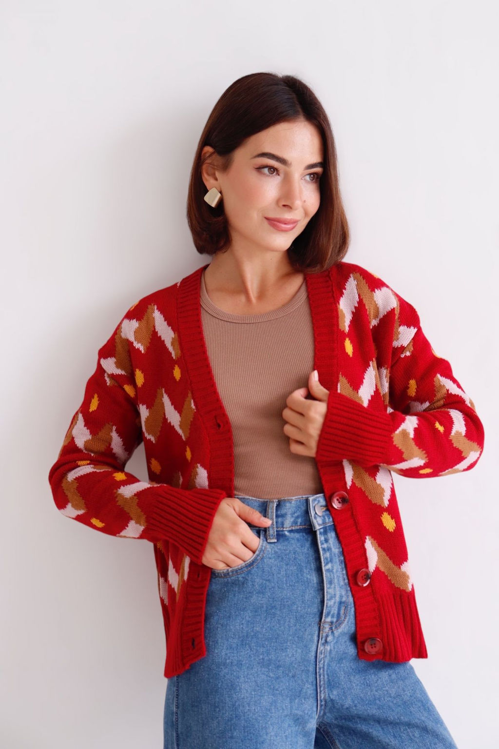 Martichelli Кардиган красный  фото 9