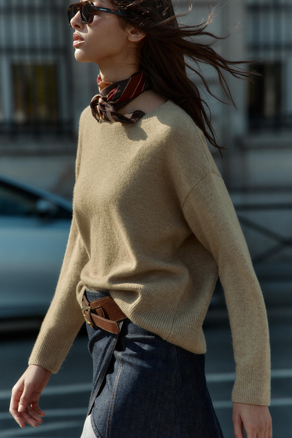 PLAIN KNIT WOOL SWEATER - Zara фото 3