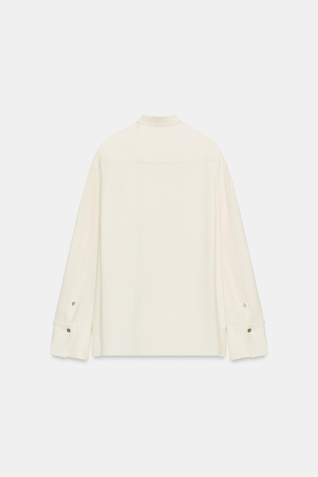 BLUSA LAZADA PLIEGUES ZW COLLECTION / Crudo - Zara фото 8