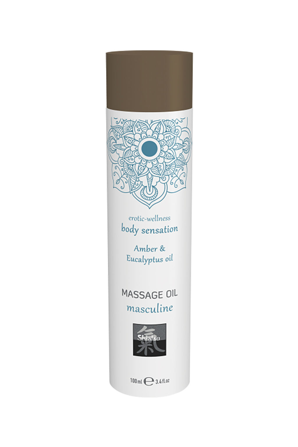 Массажное масло masculine - Амбра и масло эвкалипта, 100 мл. - Hot фото 2