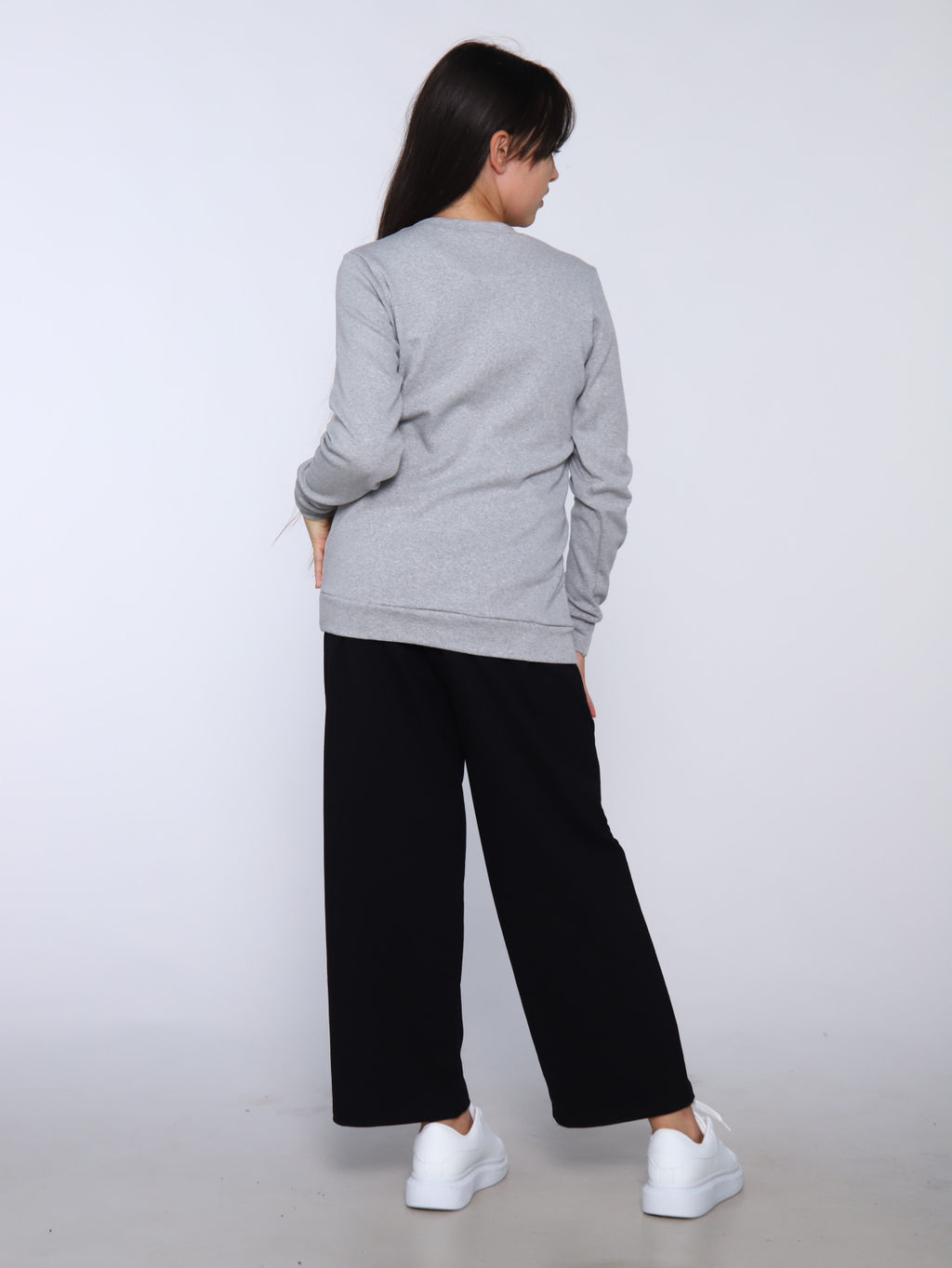 Худи "Лиза" серый