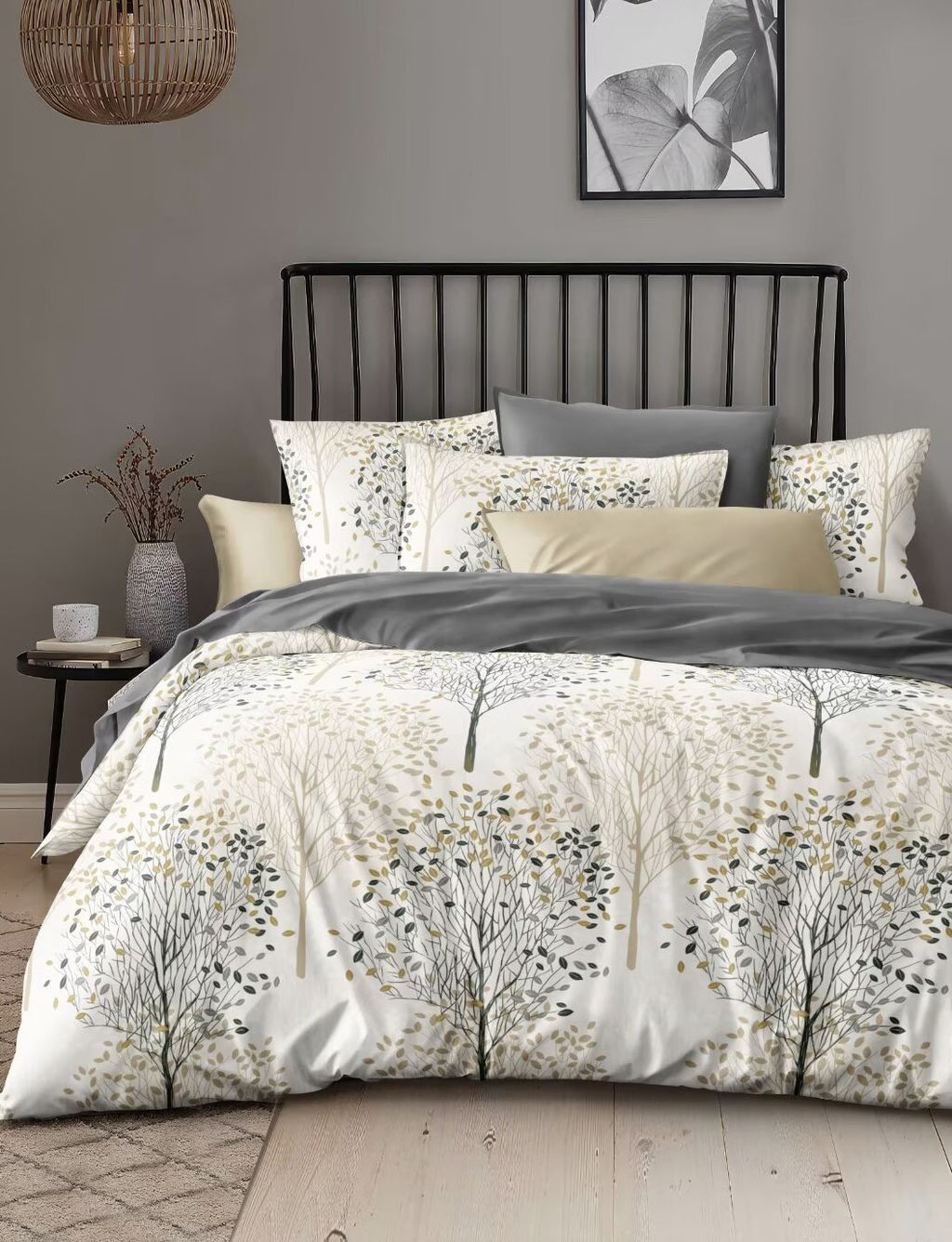 Постельное белье поплин люкс - Лили 1.5 сп. (нав.70х70)