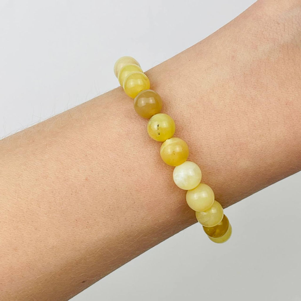 Браслет из желтого Опала 17 см