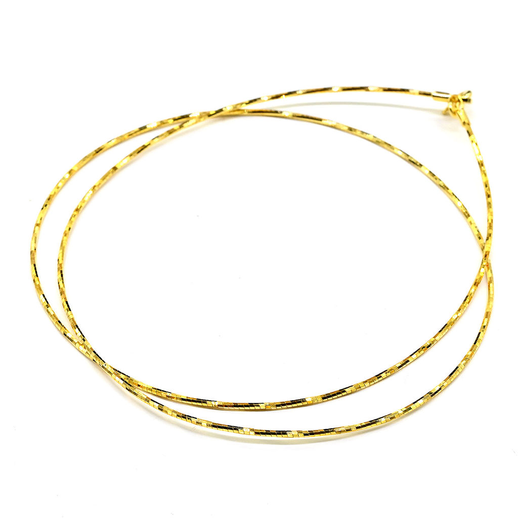 Цепочка серебряная с позолотой, 46см, 3,3г