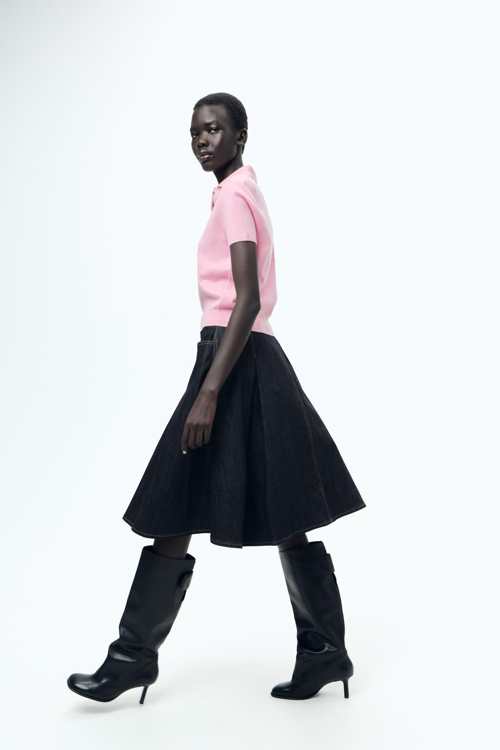 BASIC 100% WOOL POLO SHIRT - Zara фото 4