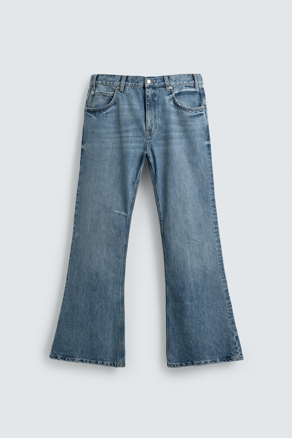 JEANS FLARE FIT / Azul claro - Zara фото 7