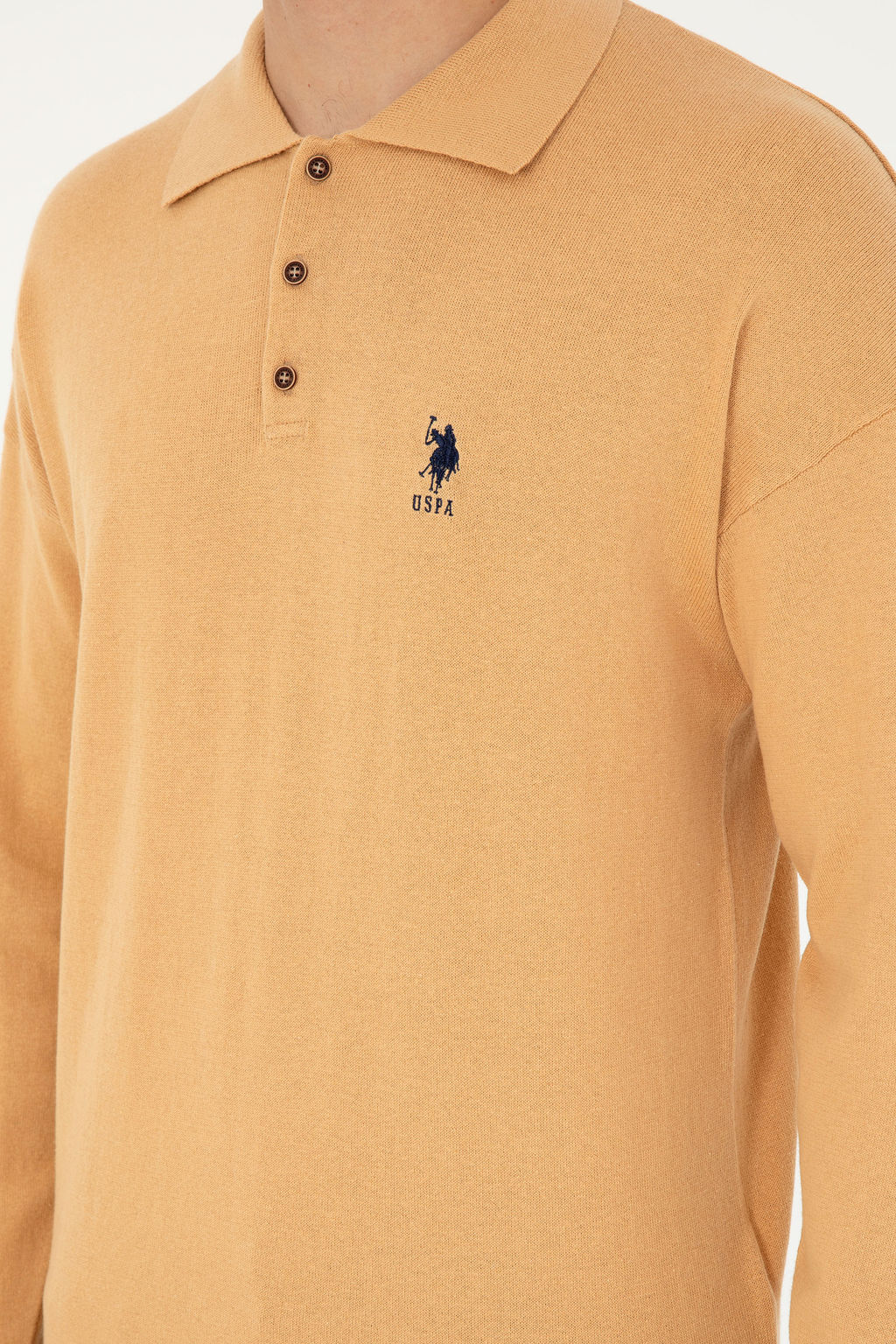 Erkek Camel Basic Kazak - U.s. polo assn фото 11