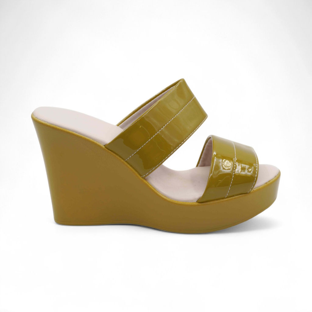 Босоножки на платформе R22-1CLV оливковые - Sport фото 2