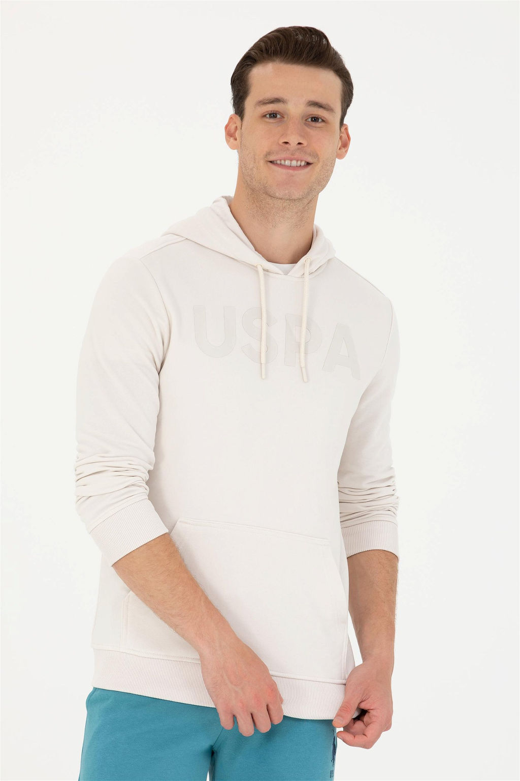 U. S. Polo Assn Мужская базовая толстовка с капюшоном и камнем - U.s. polo assn фото 10