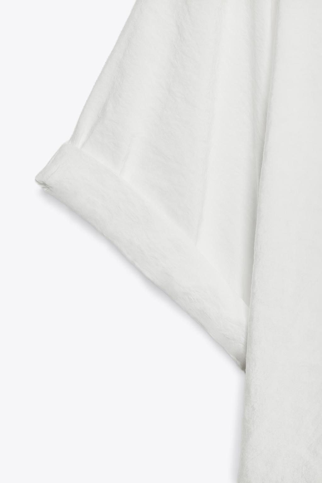 SHORT SLEEVE FLOWING SHIRT - Zara фото 17