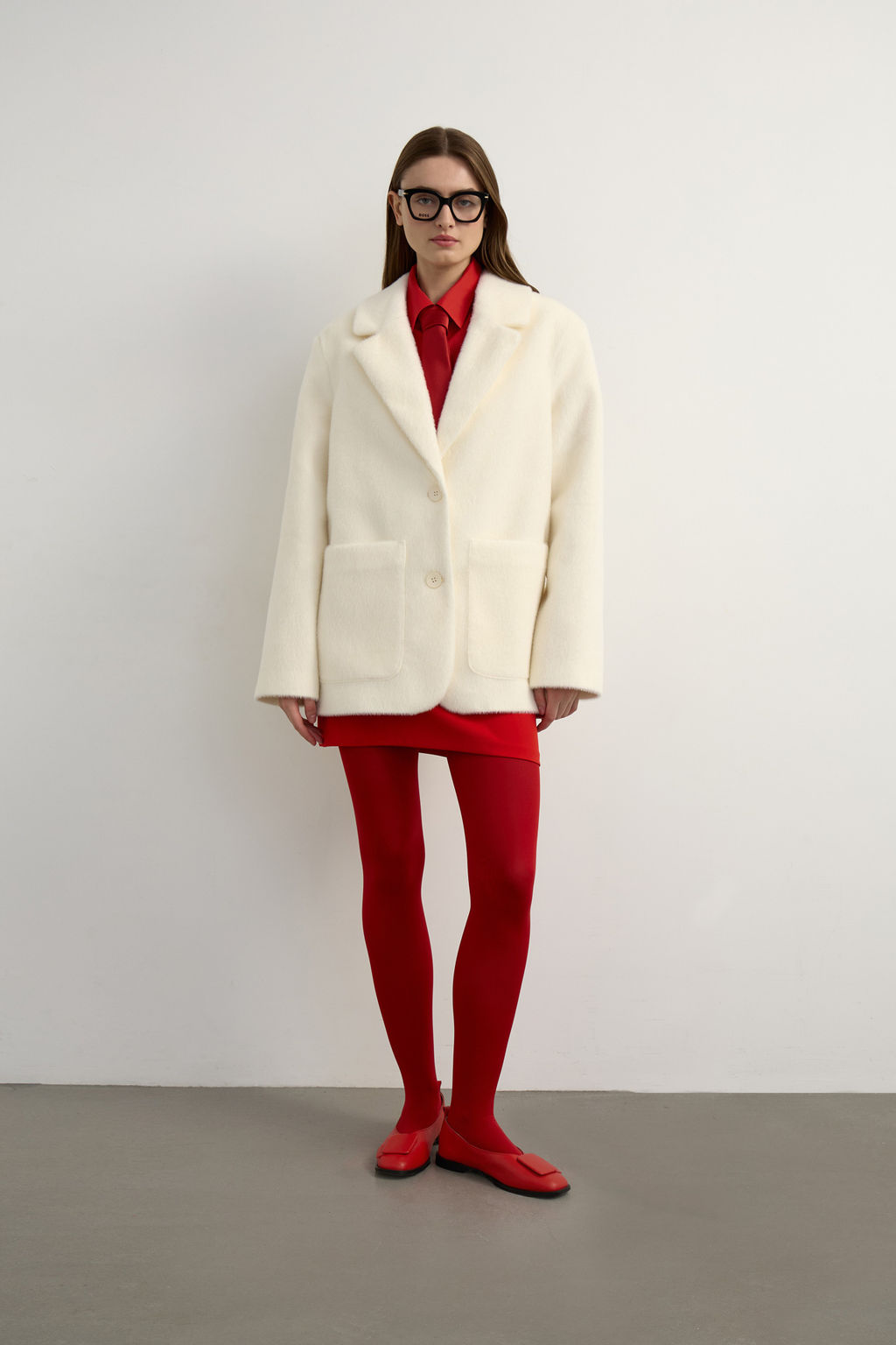 Пальто-жакет с накладными карманами - Mollis фото 3