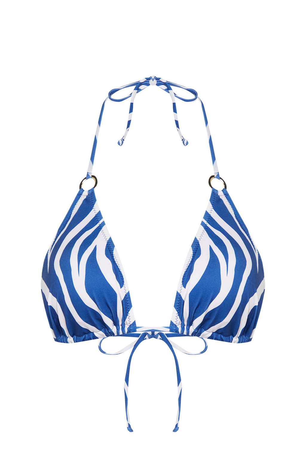 TRENDYOLMILLA Zebra Desenli Ucgen Aksesuarl? Bikini Ustu TBESS24BU00157  фото 6