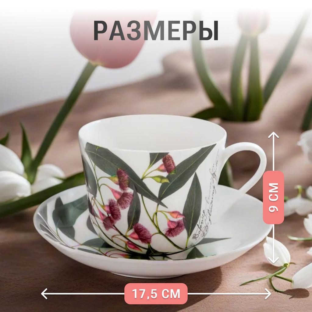 Чашка с блюдцем Эвкалипт, 0,45 л - Maxwell & Williams фото 14