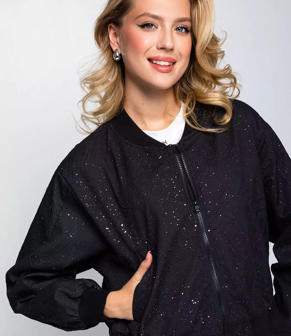 Бомбер #КТ06 (4), чёрный