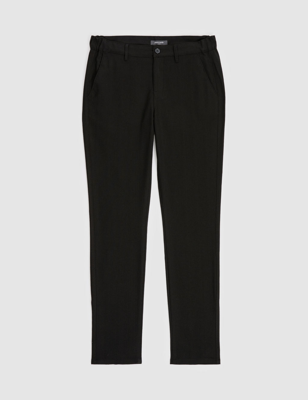 Siyah Slim Fit Kanvas Pantolon