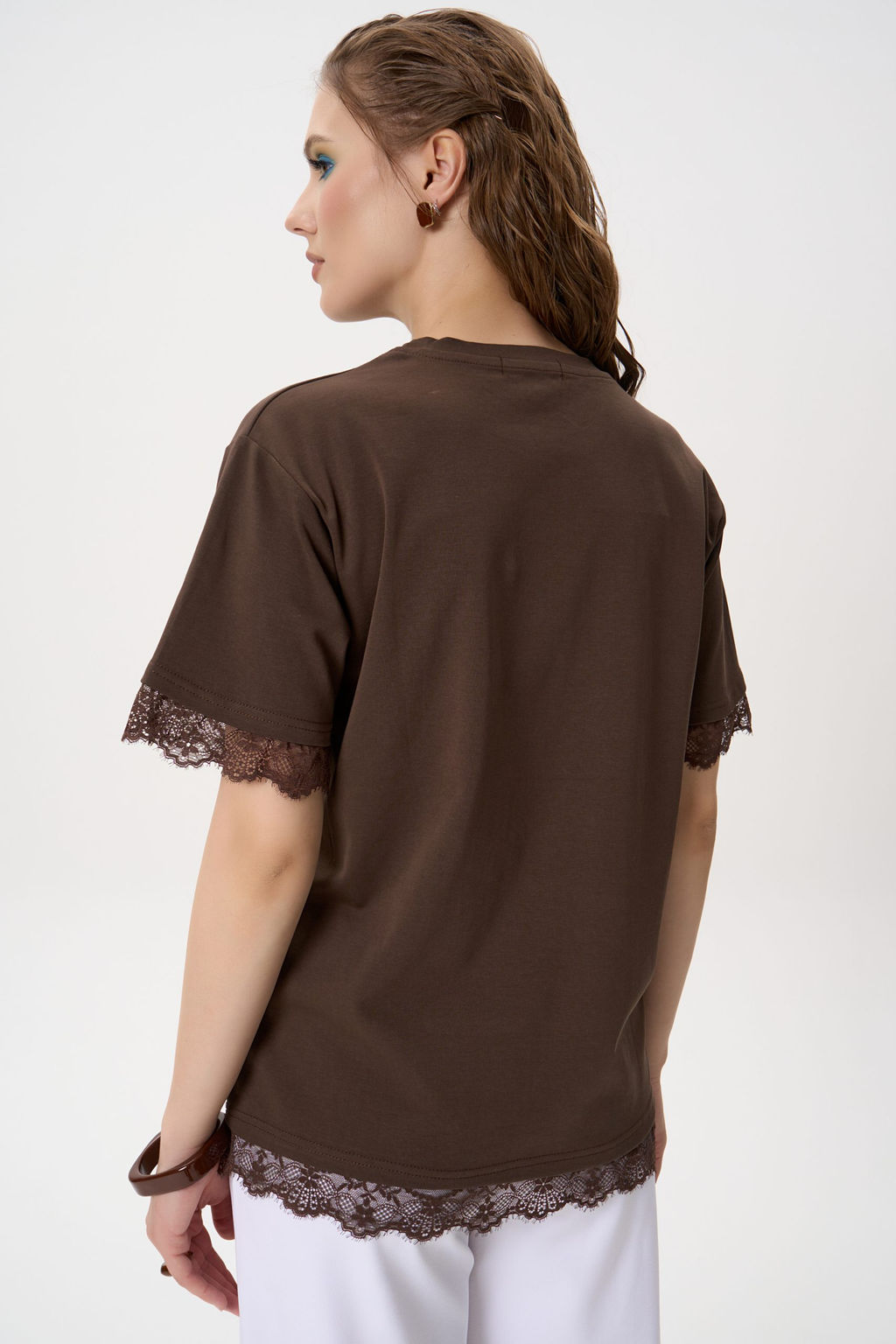 Футболка Бэль (шоколадный) - Эльза фото 16