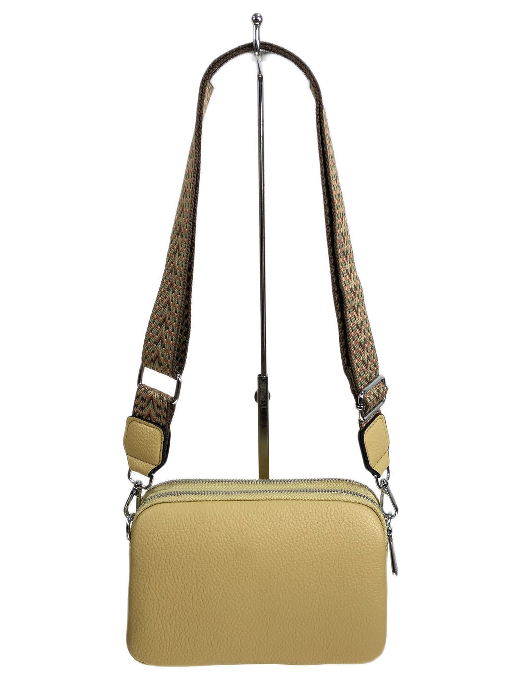 Женская сумка из искусственной кожи, цвет светло желтый - Greta фото 2