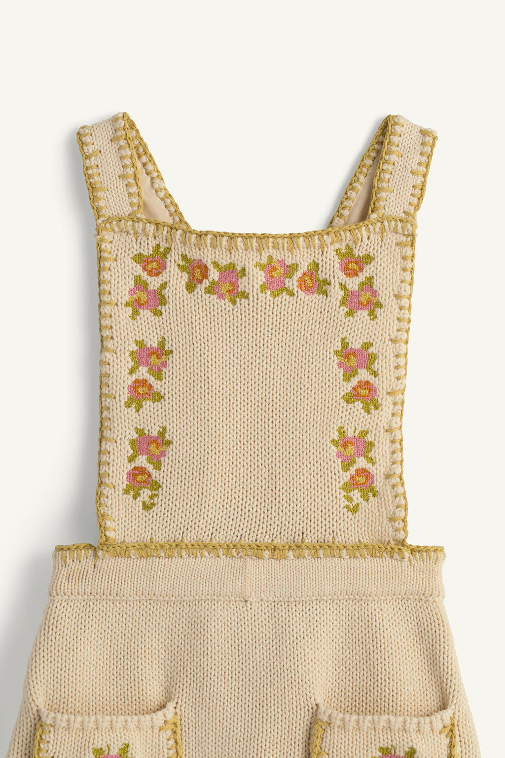 PICHI PUNTO FLORES BORDADAS PUNTO DE CRUZ LIMITED EDITION / Blanco - Zara фото 7