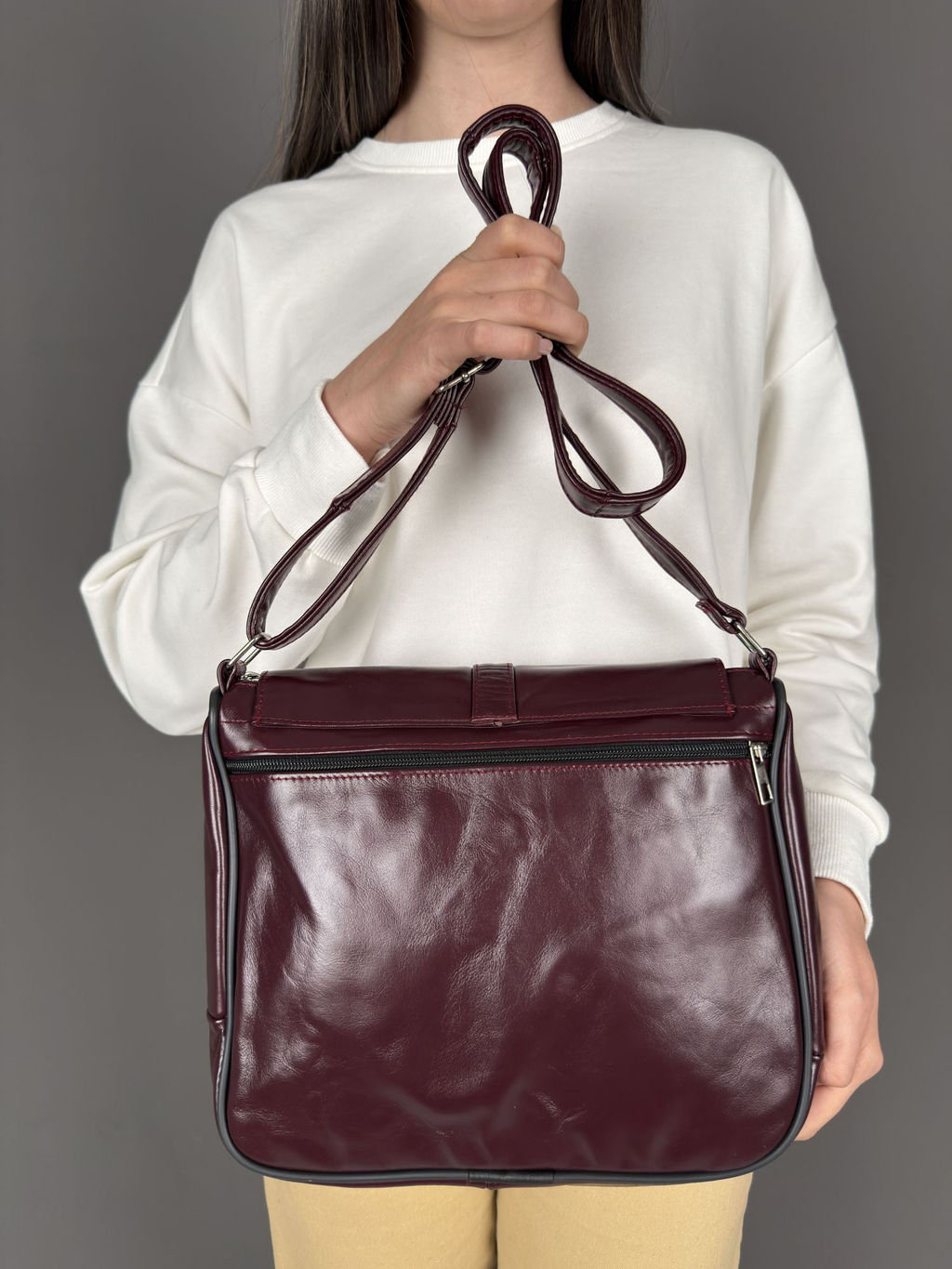 Сумка женская из телячьей кожи - Sefaro фото 5