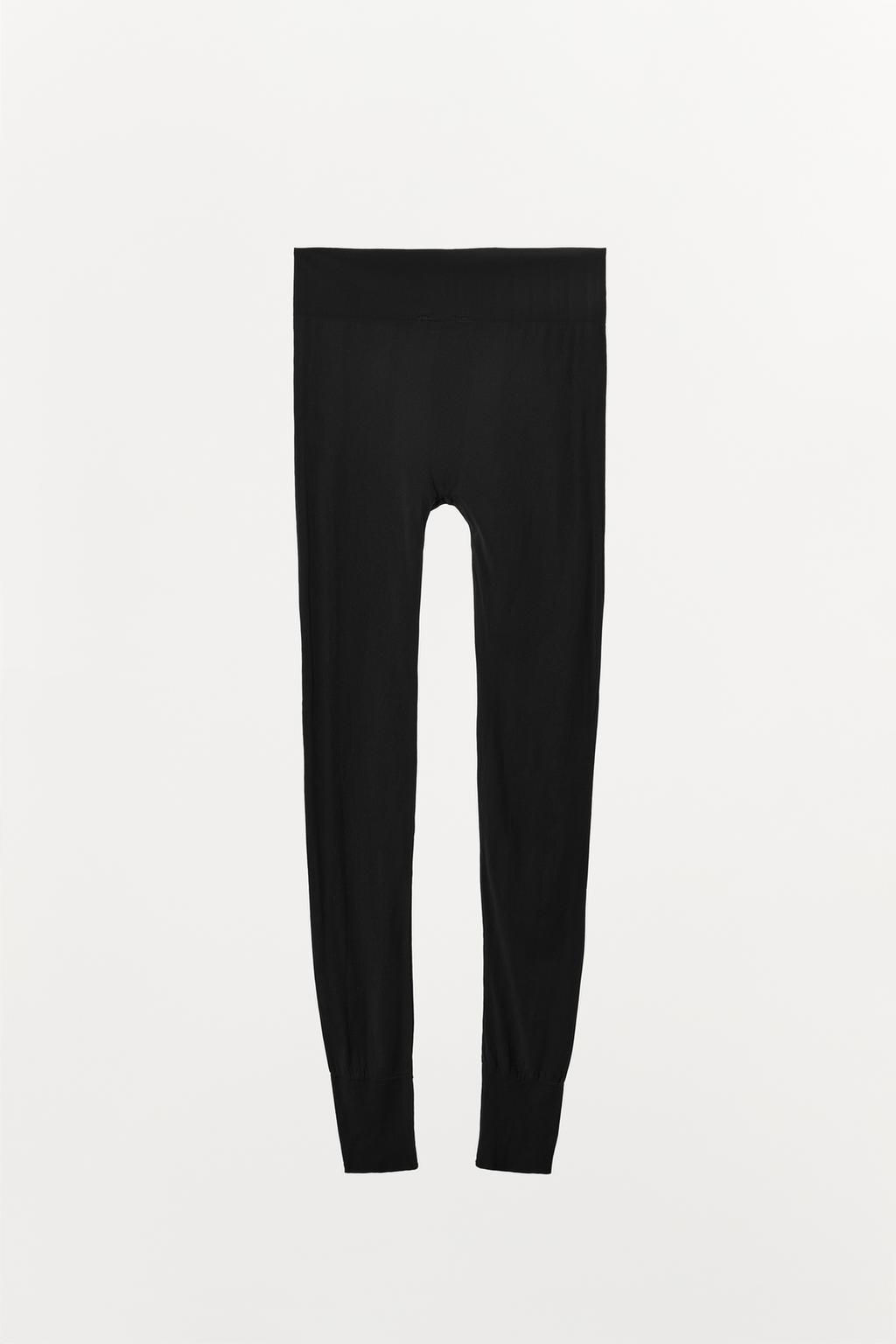 SEMI-SHEER LEGGINGS - Zara фото 7