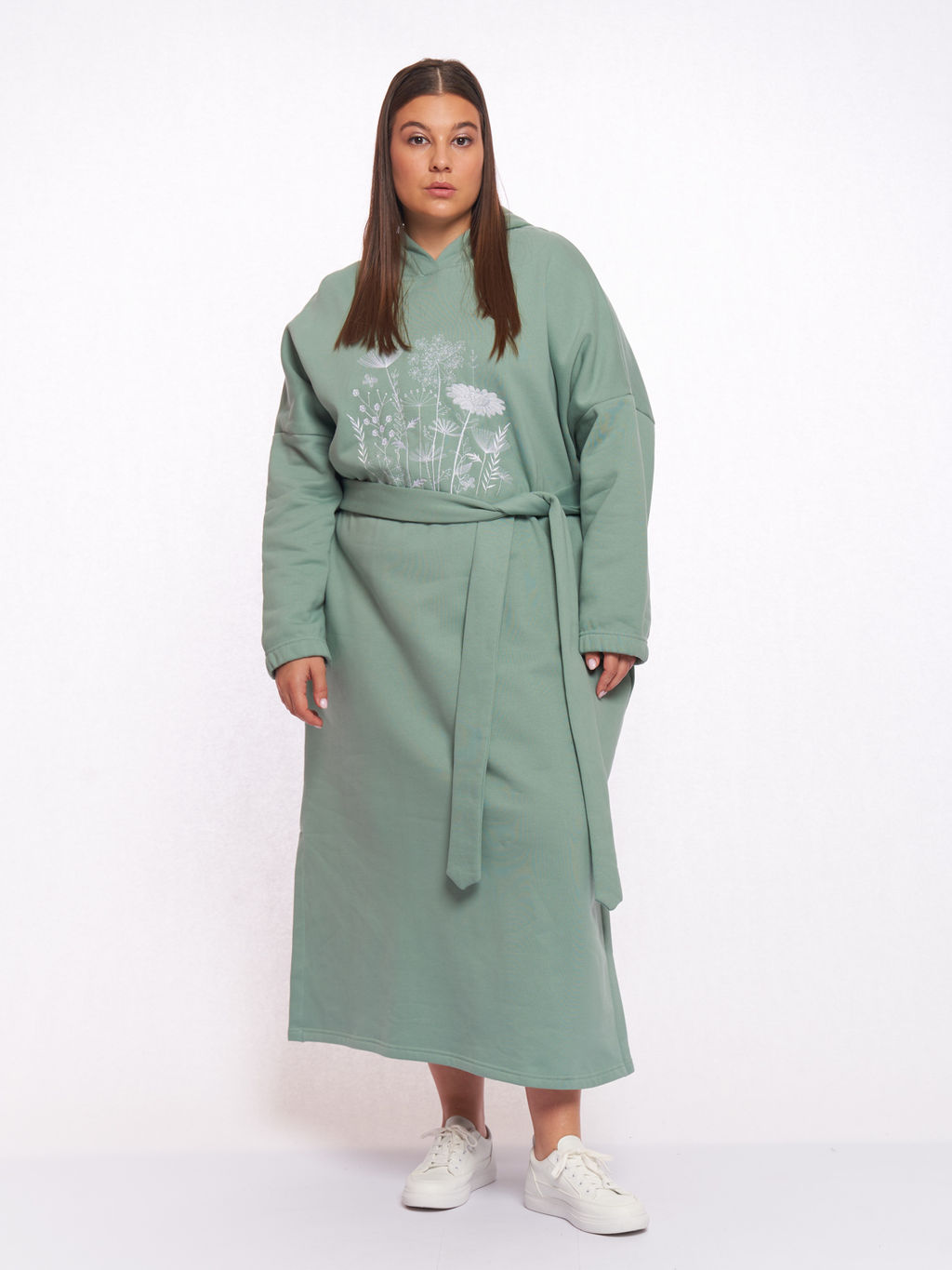 Платье толстовка PP83261GRN38 - Артесса фото 9